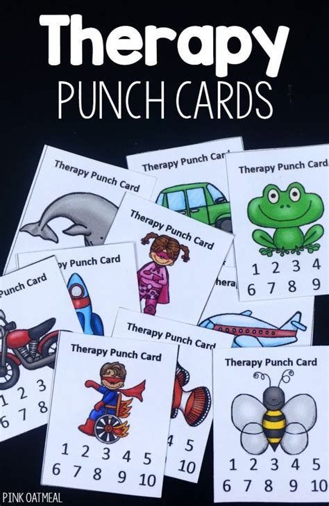 therapist punch card system